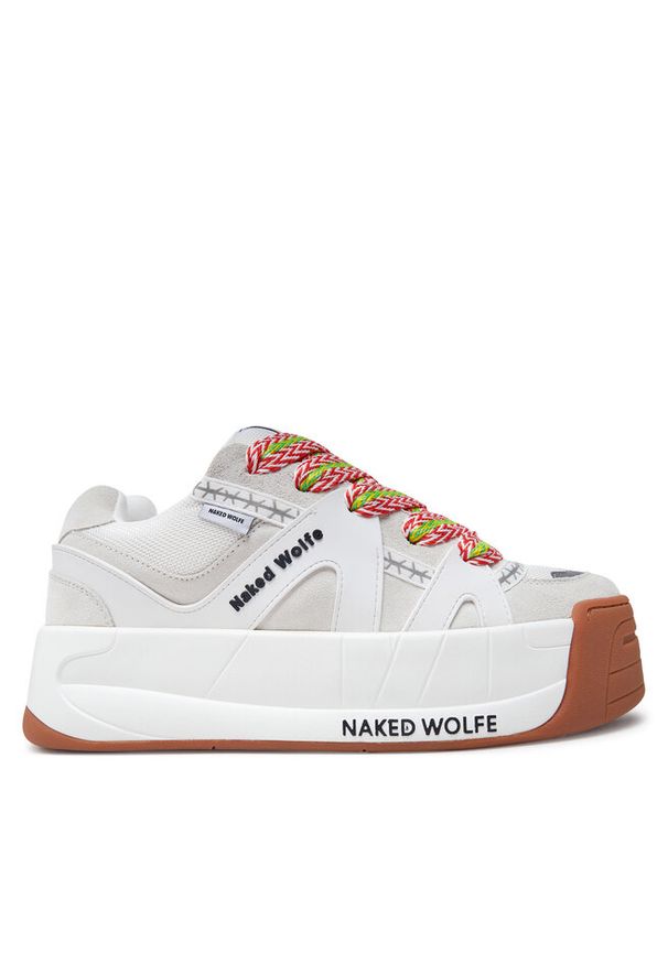 Sneakersy Naked Wolfe. Kolor: biały