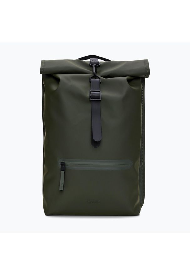 Plecak miejski Rains Rucksack Rolltop W3 13 l. Kolor: zielony