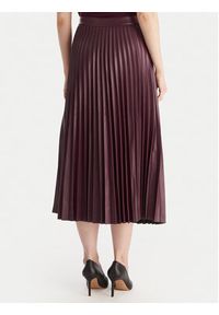 Vero Moda Spódnica z imitacji skóry Bella Holly 10319036 Fioletowy Regular Fit. Kolor: fioletowy. Materiał: skóra #2