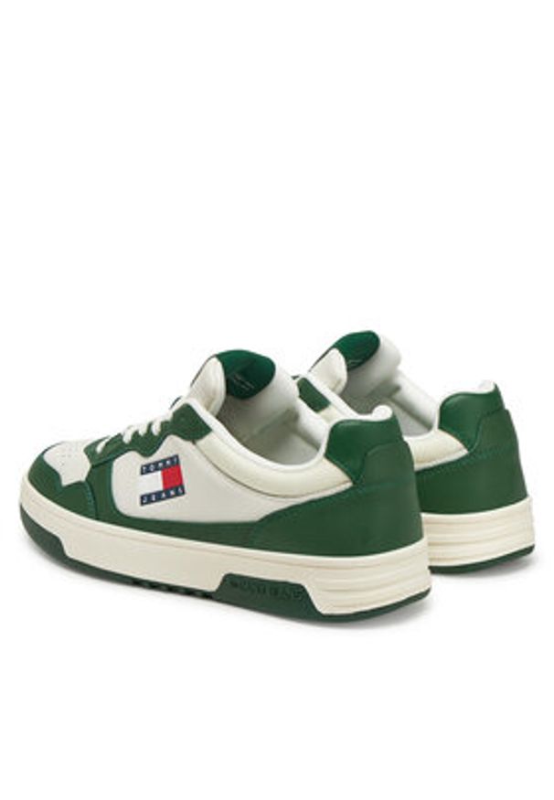 Tommy Jeans Sneakersy (New) Tjm Cupsole Leather Ess EM0EM01443 Biały. Kolor: biały. Materiał: skóra