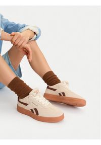 Reebok Sneakersy CEO-FORTE LOUNGER DOUBLE UP AR30255WCYT Beżowy. Kolor: beżowy. Materiał: skóra, zamsz #1