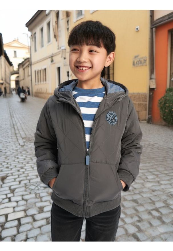 Sinsay - Kurtka pikowana - szary. Kolor: szary