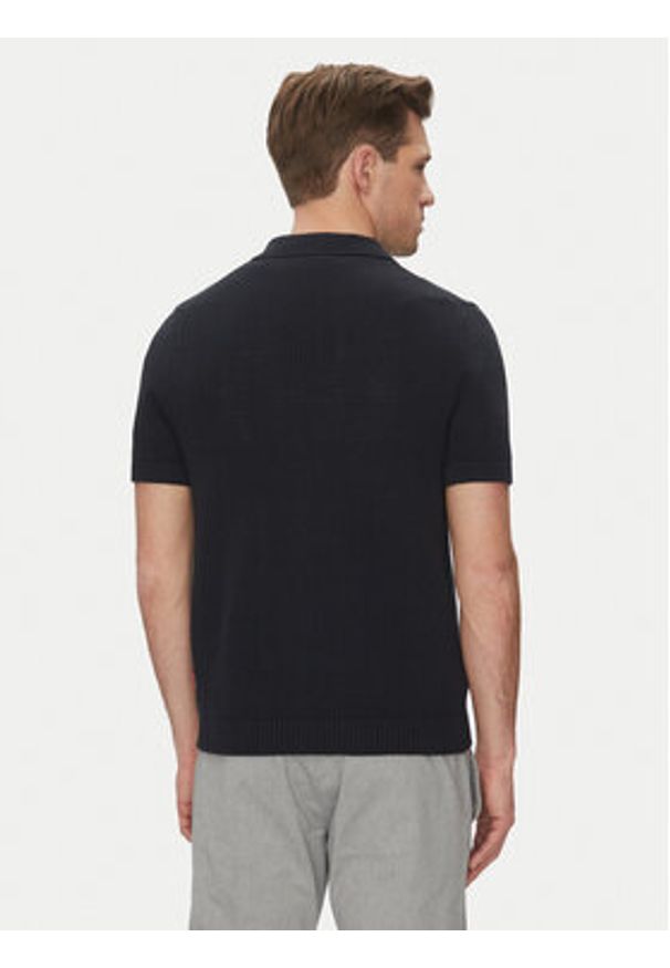 JOOP! Jeans Kardigan 15 JJK-09Vinceo 30045456 Granatowy Modern Fit. Kolor: niebieski. Materiał: bawełna