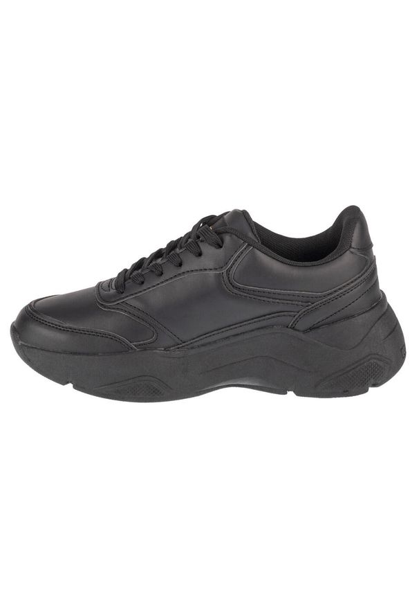 Buty sportowe damskie Kappa BRANJA. Kolor: czarny. Materiał: materiał, tkanina, syntetyk, guma