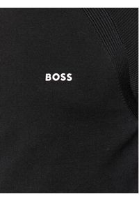 BOSS - Boss Sweter Perform-X_Cn 50498519 Czarny Regular Fit. Kolor: czarny. Materiał: bawełna, syntetyk