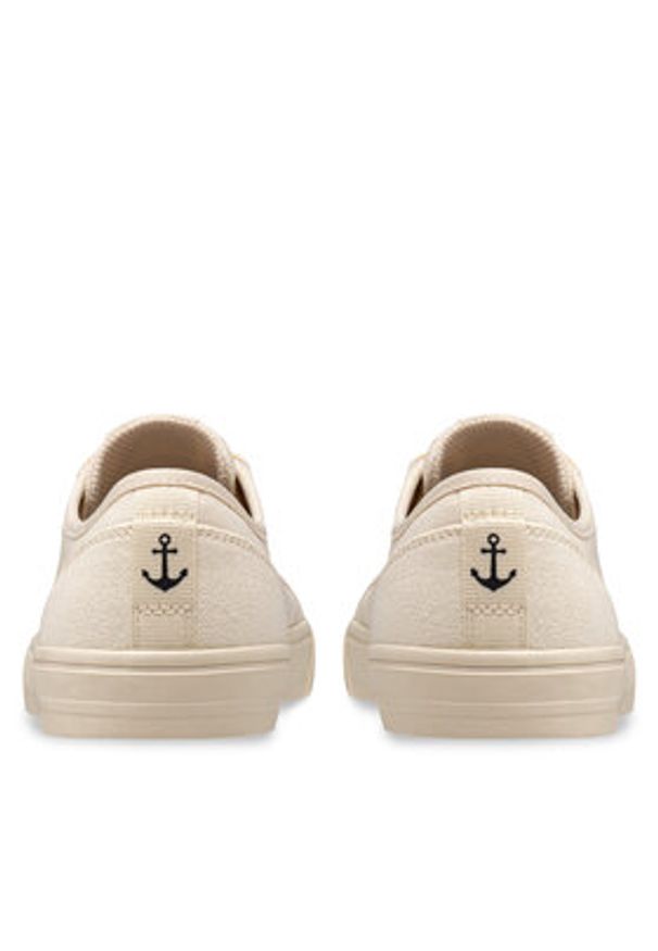 Helly Hansen Tenisówki W Fjord Canvas 2 11917 Écru. Kolor: kremowy. Materiał: materiał