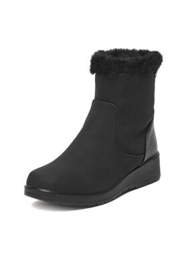 Go Soft Botki CEO-CB-LM8 Czarny. Kolor: czarny. Materiał: materiał