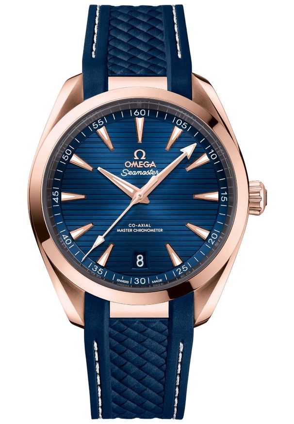 OMEGA ZEGAREK SEAMASTER 220.52.41.21.03.001. Materiał: guma, koronka, materiał. Styl: klasyczny, casual, sportowy