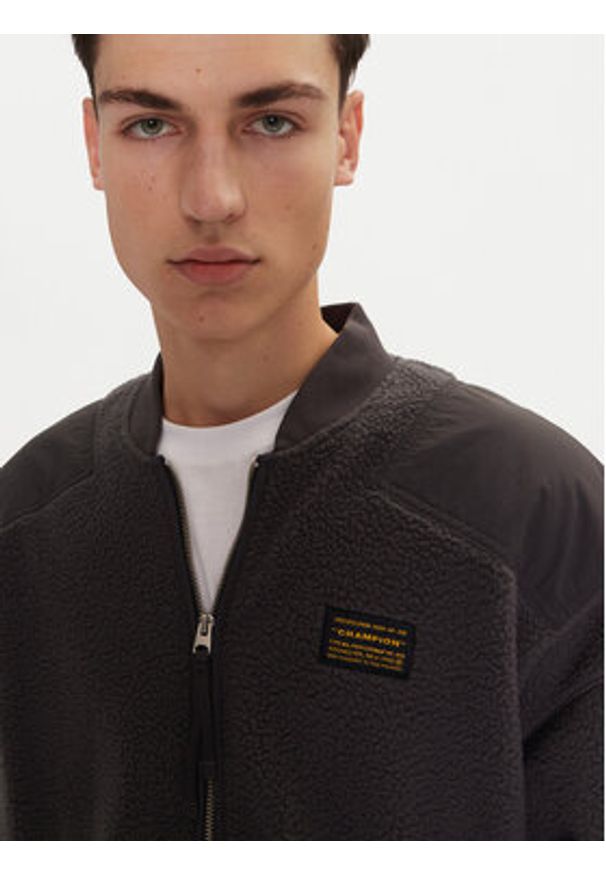 Champion Kurtka bomber 220418 Szary Regular Fit. Kolor: szary. Materiał: syntetyk