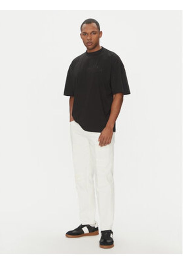 Richmond X T-Shirt UMP25155TS Czarny Regular Fit. Kolor: czarny. Materiał: bawełna
