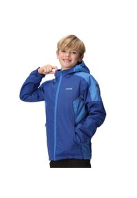 Hurdle IV Regatta dziecięca turystyczna kurtka zimowa. Kolor: niebieski. Materiał: poliester. Sezon: zima #1