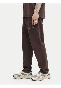 Jack & Jones Spodnie dresowe Kane Norrebro 12282553 Brązowy ciemny Relaxed Fit. Kolor: brązowy. Materiał: bawełna #4