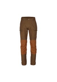 PINEWOOD - Spodnie trekkingowe męskie Pinewood Caribou TC. Kolor: brązowy. Długość: długie. Sport: turystyka piesza #1