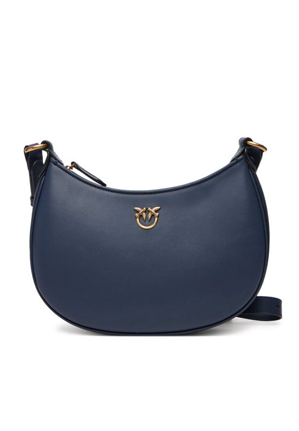 Pinko - PINKO Torebka Half Moon Mini Fl Al 25-26 PLTT 102790 A0F1 Granatowy. Kolor: niebieski. Materiał: skórzane