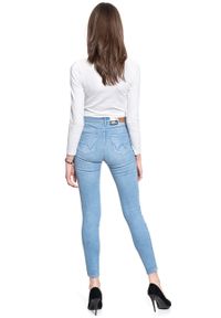 Wrangler - SPODNIE DAMSKIE WRANGLER HIGH RISE SKINNY SOFT CLOUD W27HZI29R #6