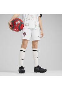 Puma - Młodzieżowe szorty Portugalia 2025 PUMA White Black. Kolor: czarny, wielokolorowy, biały