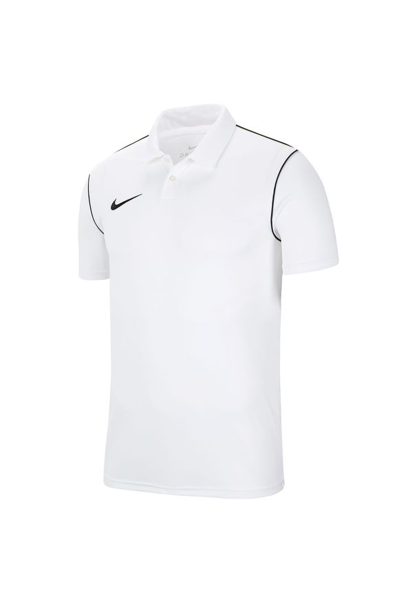 Koszulka do piłki nożnej męska Nike Polo Park 20. Typ kołnierza: polo. Kolor: biały