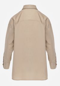 Born2be - Beżowa Koszula Doriemara. Kolor: beżowy. Długość rękawa: długi rękaw. Długość: długie #3