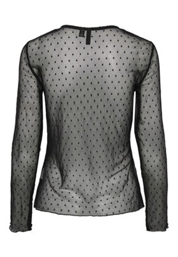 Pieces Bluzka 17146722 Czarny Slim Fit. Kolor: czarny. Materiał: syntetyk