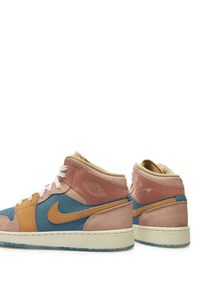 Nike Sneakersy Air Jordan 1 Mid Ss (GS) FN7452 400 Różowy. Kolor: różowy. Materiał: zamsz, skóra. Model: Nike Air Jordan #7