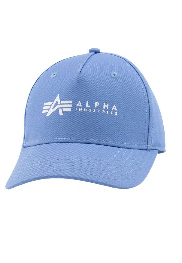 Czapka Alpha Industries 126912513 - niebieska. Kolor: niebieski. Materiał: bawełna