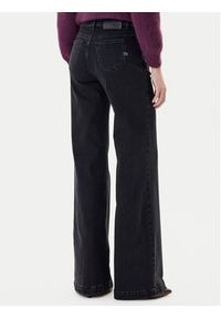 ViCOLO Jeansy DF5078 Czarny Wide Leg. Kolor: czarny
