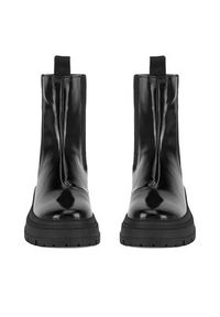 Nine West Sztyblety WFA3033-8 Czarny. Kolor: czarny. Materiał: materiał