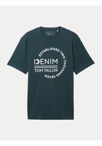 Tom Tailor Denim T-Shirt 1043491 Zielony Regular Fit. Kolor: zielony. Materiał: bawełna