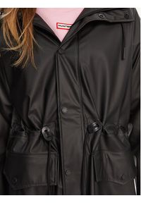 Hunter Parka Janna HARW0021242 Czarny Regular Fit. Kolor: czarny. Materiał: syntetyk