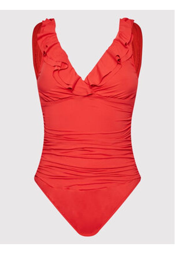 Lauren Ralph Lauren Strój kąpielowy 20101010 Czerwony. Kolor: czerwony. Materiał: syntetyk