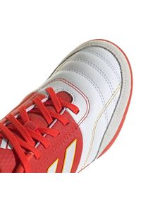 Adidas - Buty piłkarskie adidas Top Sala Competition In Jr IE1554 czerwone. Zapięcie: sznurówki. Kolor: czerwony. Materiał: materiał, syntetyk, skóra, guma. Szerokość cholewki: normalna. Sport: piłka nożna #7