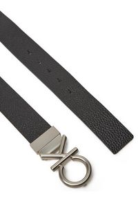 Calvin Klein Pasek Męski Ck Hallmark Logo 35Mm Adj/Rev LV04D7034G Czarny. Kolor: czarny. Materiał: skóra #3