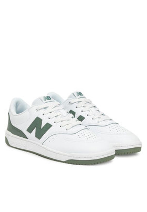 New Balance Sneakersy BB80GRL Biały. Kolor: biały. Materiał: skóra