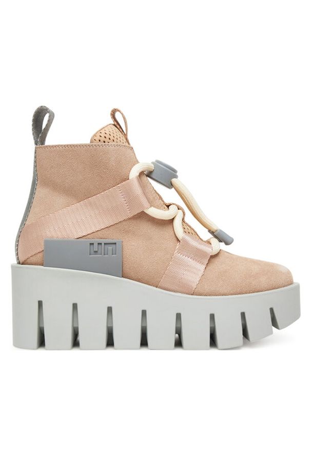 United Nude Botki Grip Nomad Lo II 1076586157 Różowy. Kolor: różowy. Materiał: zamsz, skóra