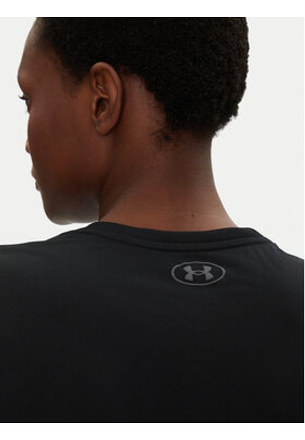 Under Armour Koszulka techniczna Tech Pth Graphic SSC 1389726 Czarny Regular Fit. Kolor: czarny. Materiał: syntetyk