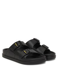 Blauer Klapki S6NOMA03/EVA Czarny. Kolor: czarny. Materiał: skóra #4