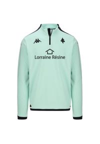 Kappa - Dziecięca bluza dresowa Metz Ablas Pro 8 2024/25. Kolor: zielony, czarny, wielokolorowy. Materiał: dresówka. Sport: piłka nożna #1