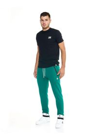 LEONE 1947 APPAREL - Męskie spodnie dresowe Leone Soft Basic. Kolor: zielony. Materiał: dresówka. Sport: fitness