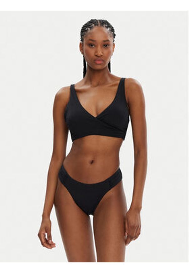 Seafolly Góra od bikini S. Collective 31495DD94 Czarny. Kolor: czarny. Materiał: syntetyk