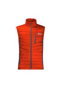 Bezrękawnik turystyczny męski Jack Wolfskin Routeburn Pro Ins. Kolor: pomarańczowy. Długość rękawa: bez rękawów. Sport: turystyka piesza