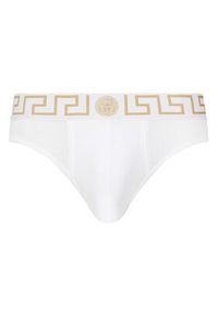 VERSACE - Versace Komplet 3 par slipów AU10327 Biały. Kolor: biały. Materiał: bawełna #4