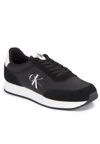 Calvin Klein Jeans Sneakersy Retro Runner Su-Ny Mono YM0YM00746 Czarny. Kolor: czarny