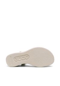 ecco - ECCO Sandały Flowt Wedge Lx W 27330359113 Beżowy. Kolor: beżowy. Materiał: skóra, nubuk #5