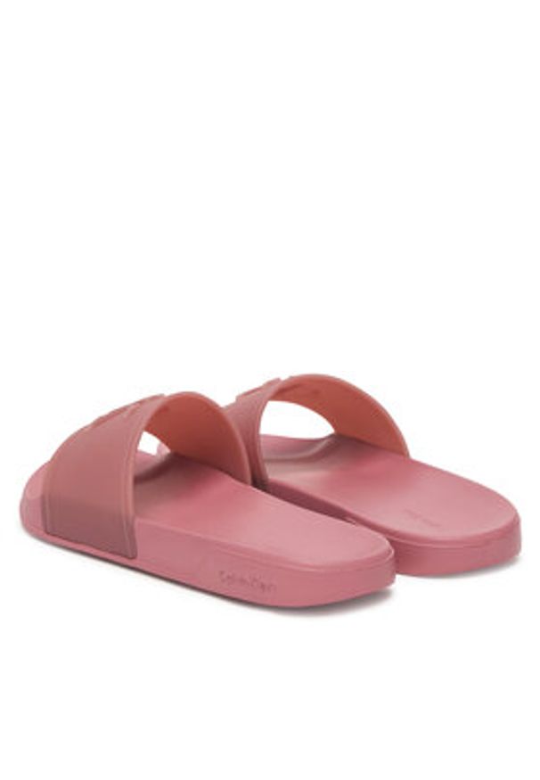 Calvin Klein Klapki Ess Slide Tpu HW0HW02959 Różowy. Kolor: różowy. Materiał: syntetyk