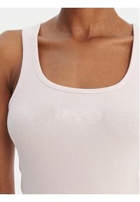 Guess Jeans Top W6GPZ2 KA0H1 Różowy Slim Fit. Kolor: różowy. Materiał: bawełna #2