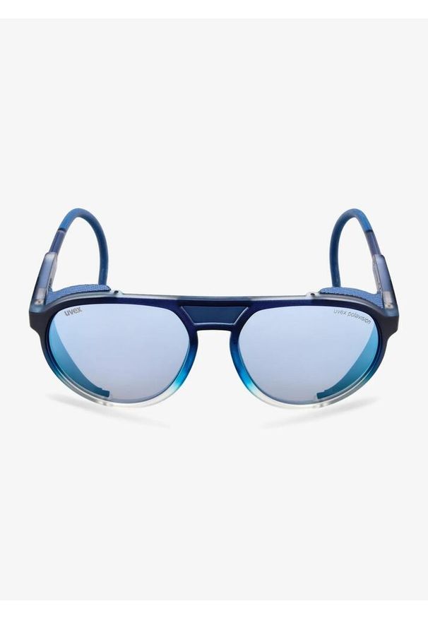 Okulary górskie Uvex MTN Classic P - blue matt fade/mirror blue. Kolor: niebieski. Sport: turystyka piesza