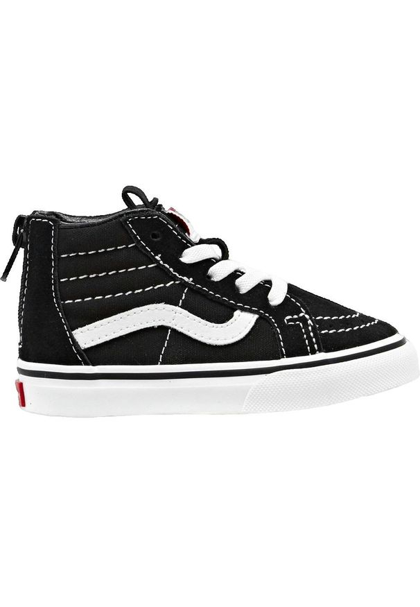 Vans - Kapcie VANS SK8-HI ZIP Czarny. Okazja: na co dzień. Kolor: czarny. Materiał: tkanina, skóra. Model: Vans SK8