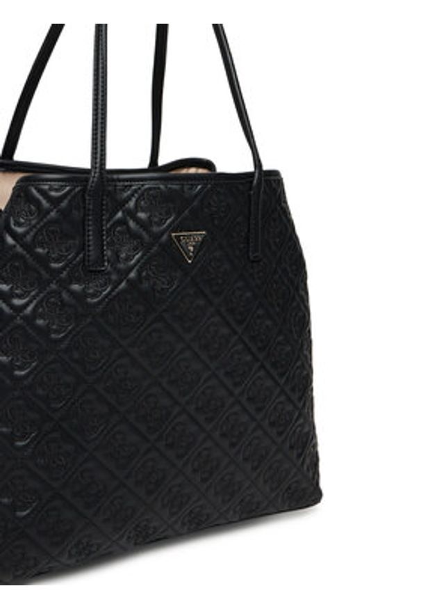 Guess Torebka Adelasia HWQL96 58240 Czarny. Kolor: czarny. Materiał: skórzane
