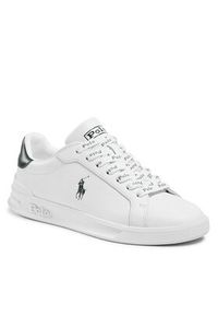 Polo Ralph Lauren Sneakersy Hrt Ct II 809829824004 Biały. Kolor: biały. Materiał: skóra #4