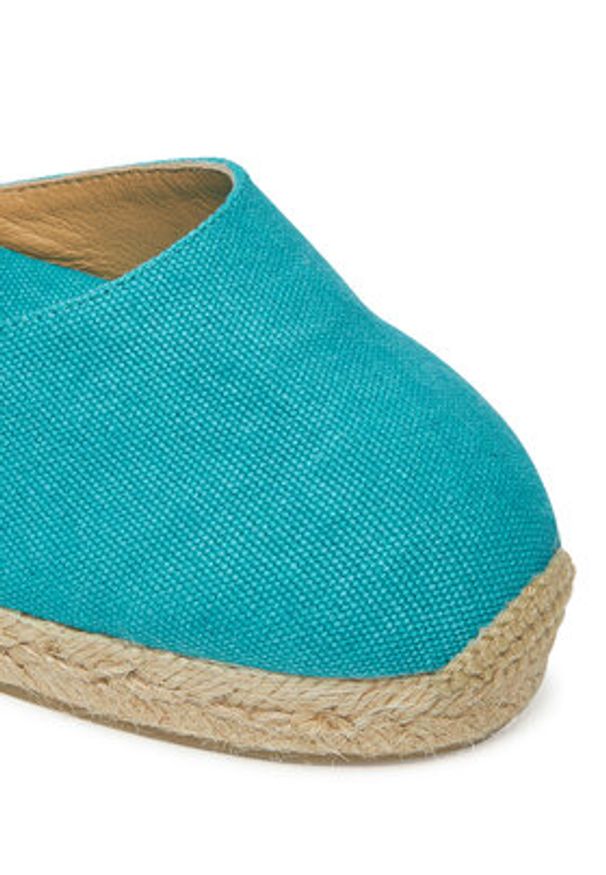 Castañer Espadryle Carina/6/002 021644 Turkusowy. Kolor: turkusowy. Materiał: materiał